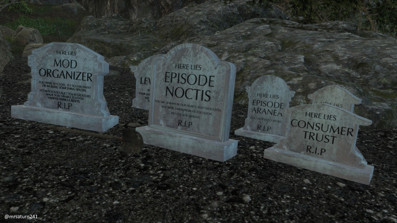 Illustration for article titled The Death Of Final Fantasy XV DLC Memorialized In ModÂ